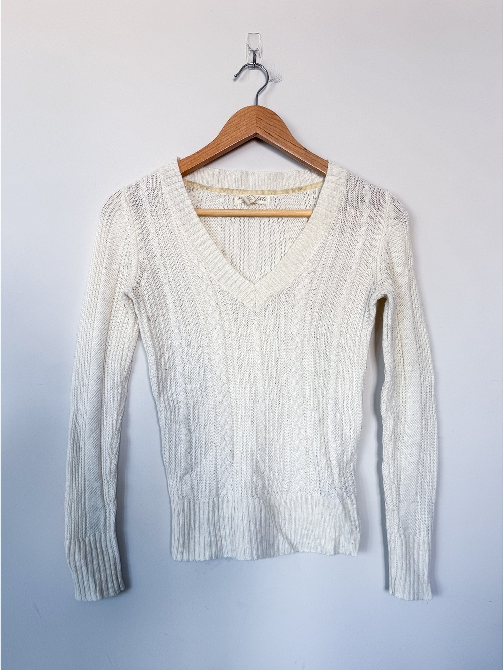 Y2K Aeropostle Knit V-Neck Twilight Core Long Sleeve Lightweight Sweater